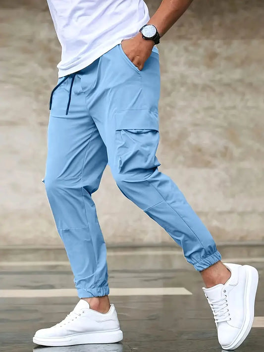 Men's Jacob Cargo Pants: Trendy Drawstring Style