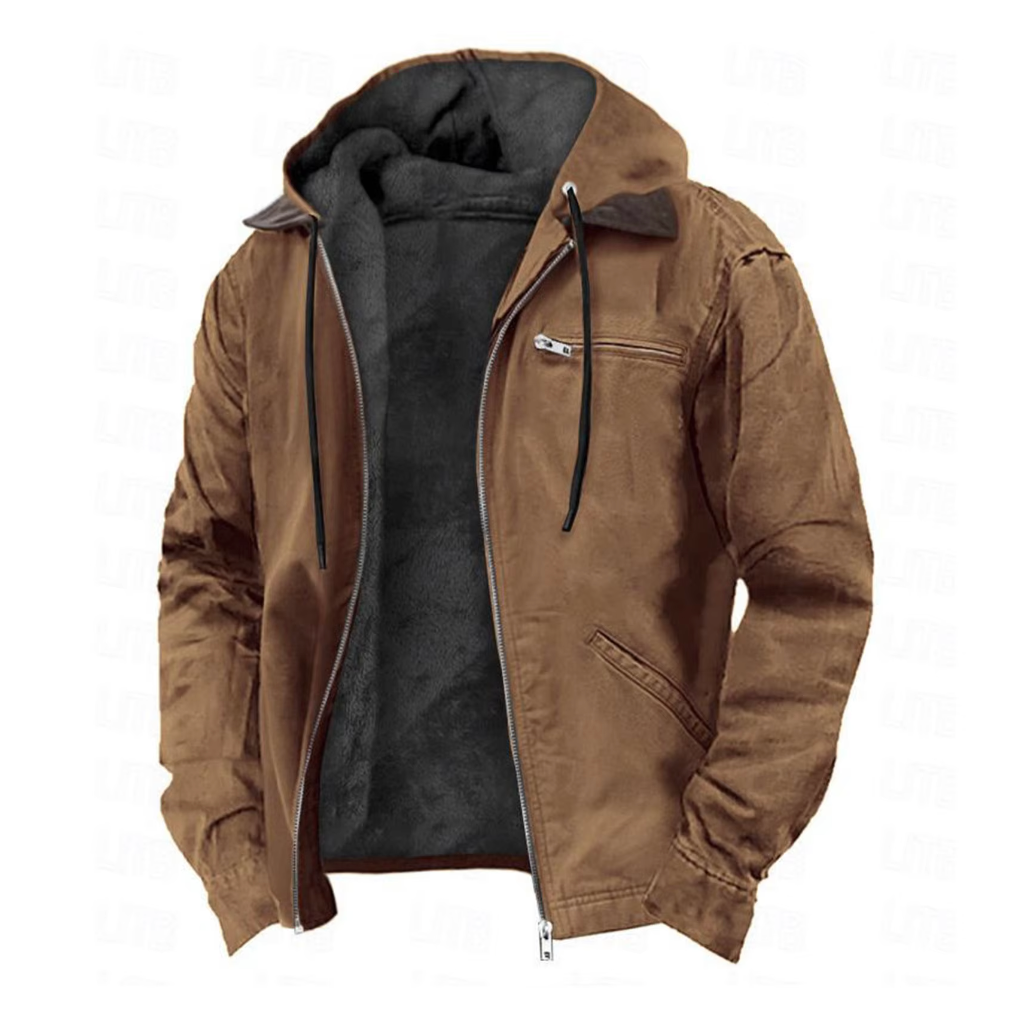 Morgan | Mens Waterproof Hoodie Jacket - BritishElegance