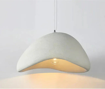 Stylish Concrete Table Lamp With Geometric Shade