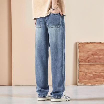Jeans – Denim Blend Relaxed Waist And Easy Movement