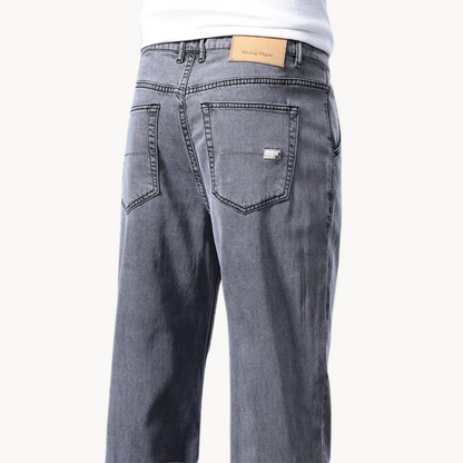 Jeans - Denim Blend Straight Leg And Smooth Movement