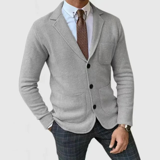 Jelle | Stylish Knitted Blazer for Men – Smart Casual Everyday Look