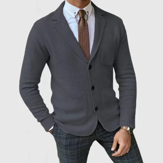 Jelle | Stylish Knitted Blazer for Men – Smart Casual Everyday Look