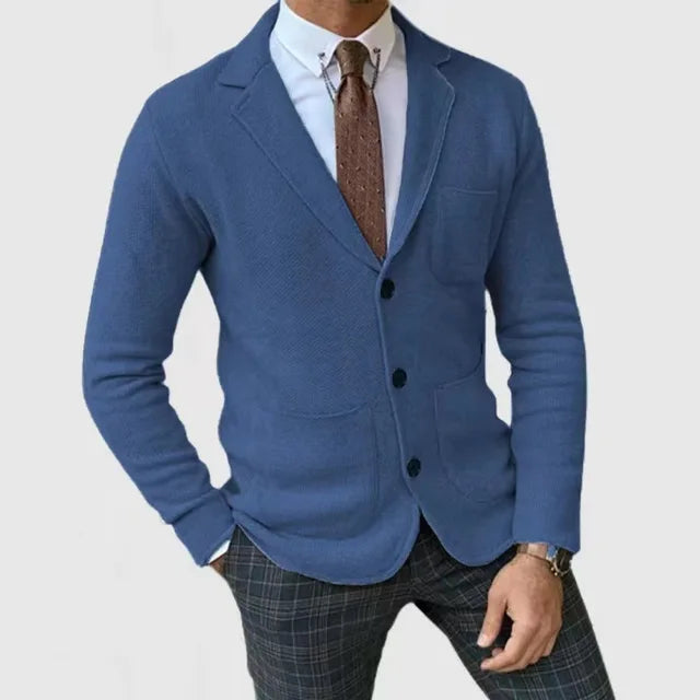 Jelle | Stylish Knitted Blazer for Men – Smart Casual Everyday Look