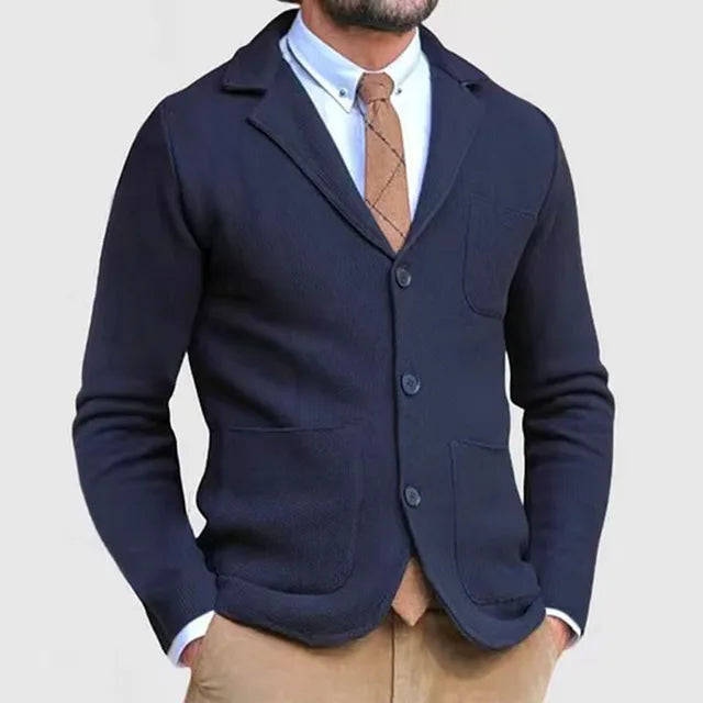 Jelle | Stylish Knitted Blazer for Men – Smart Casual Everyday Look
