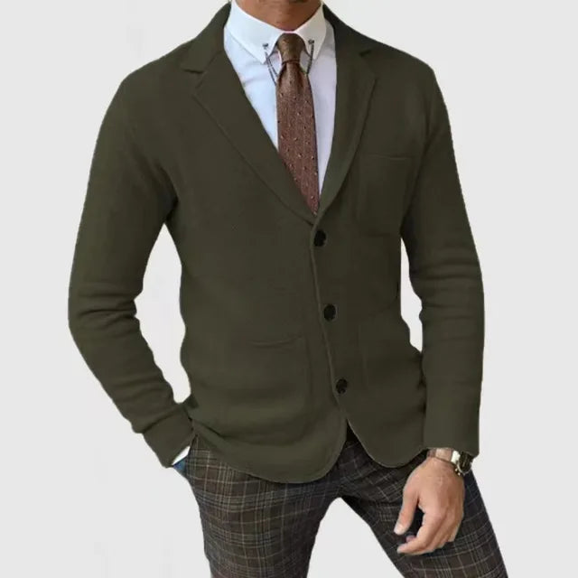 Jelle | Stylish Knitted Blazer for Men – Smart Casual Everyday Look