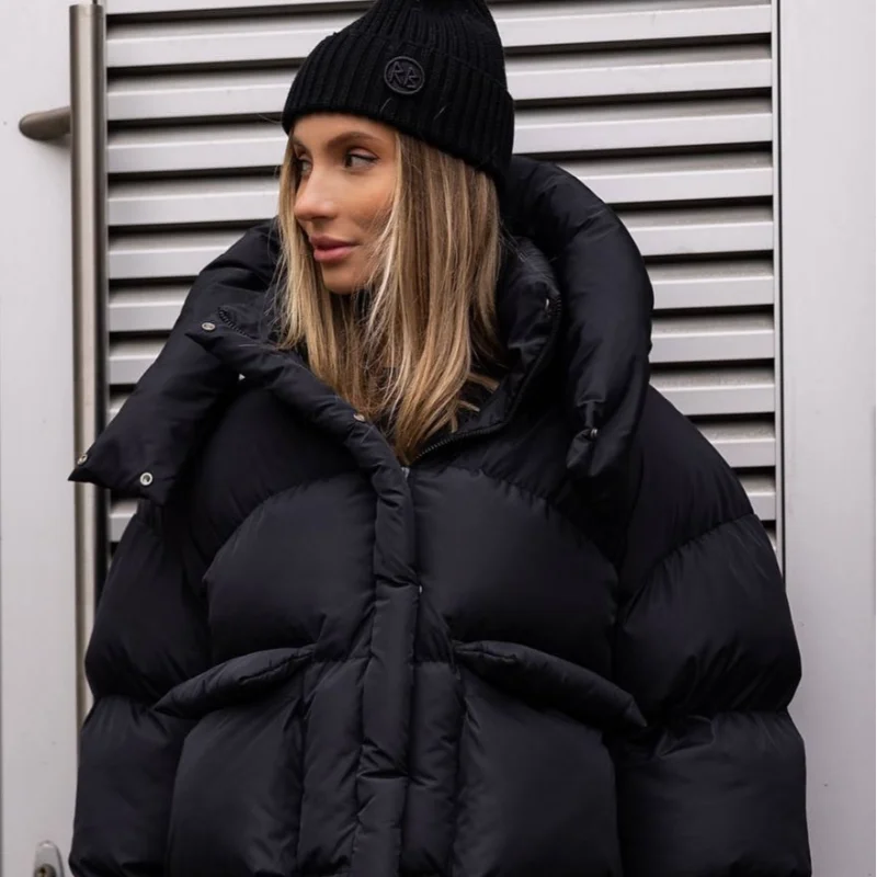 Warm Thick Down Filled Women's Parka Coat
