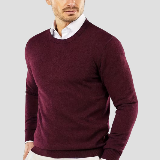 Men’s Classic Crewneck Knit Sweater