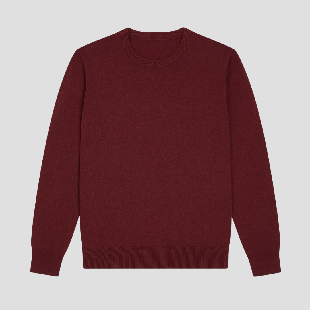 Men’s Classic Crewneck Knit Sweater