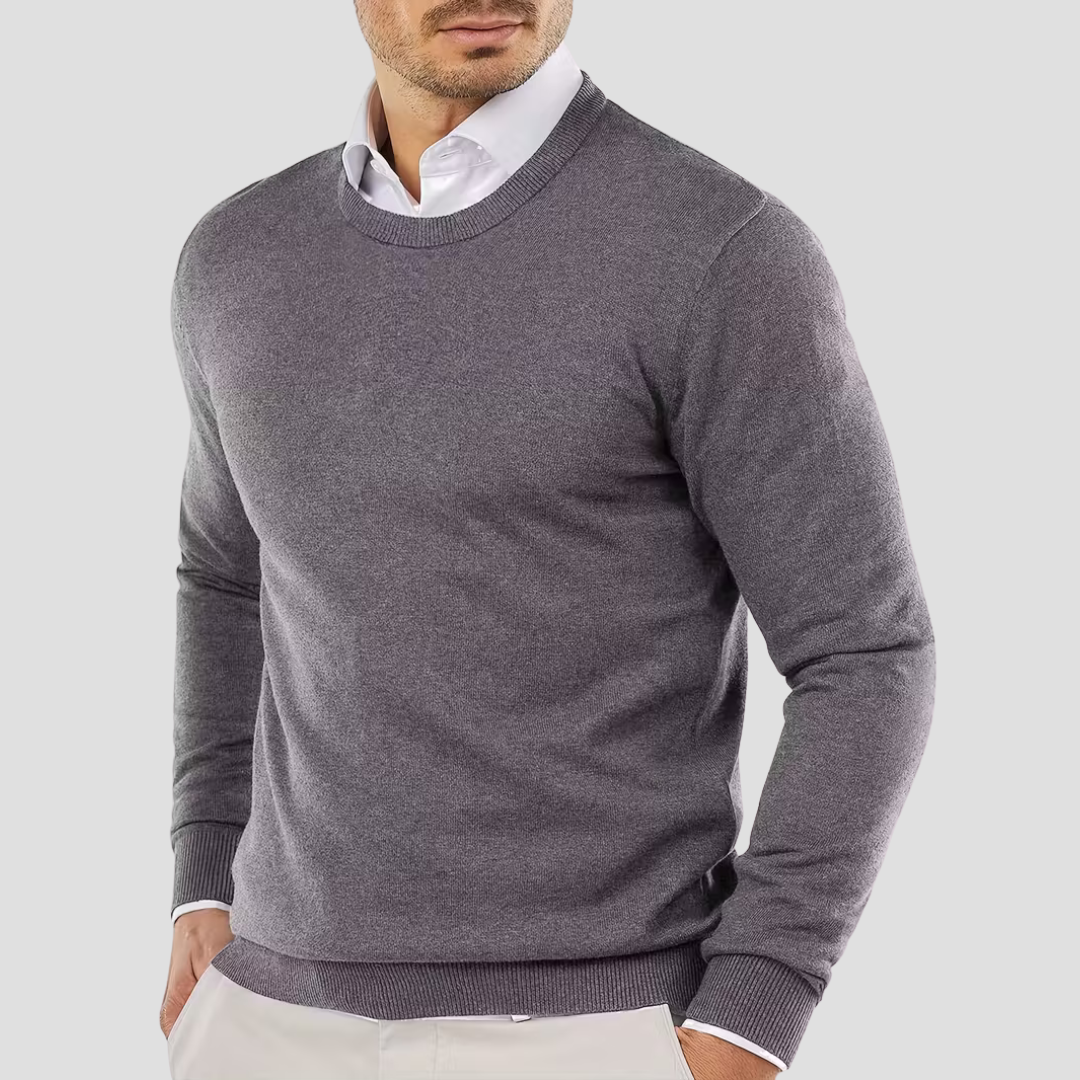 Men’s Classic Crewneck Knit Sweater