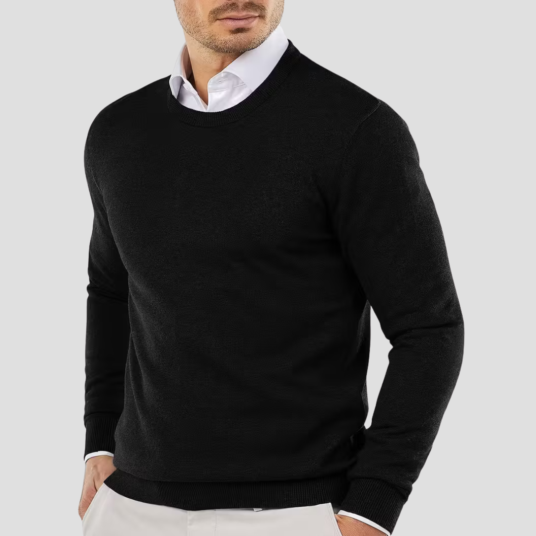 Men’s Classic Crewneck Knit Sweater