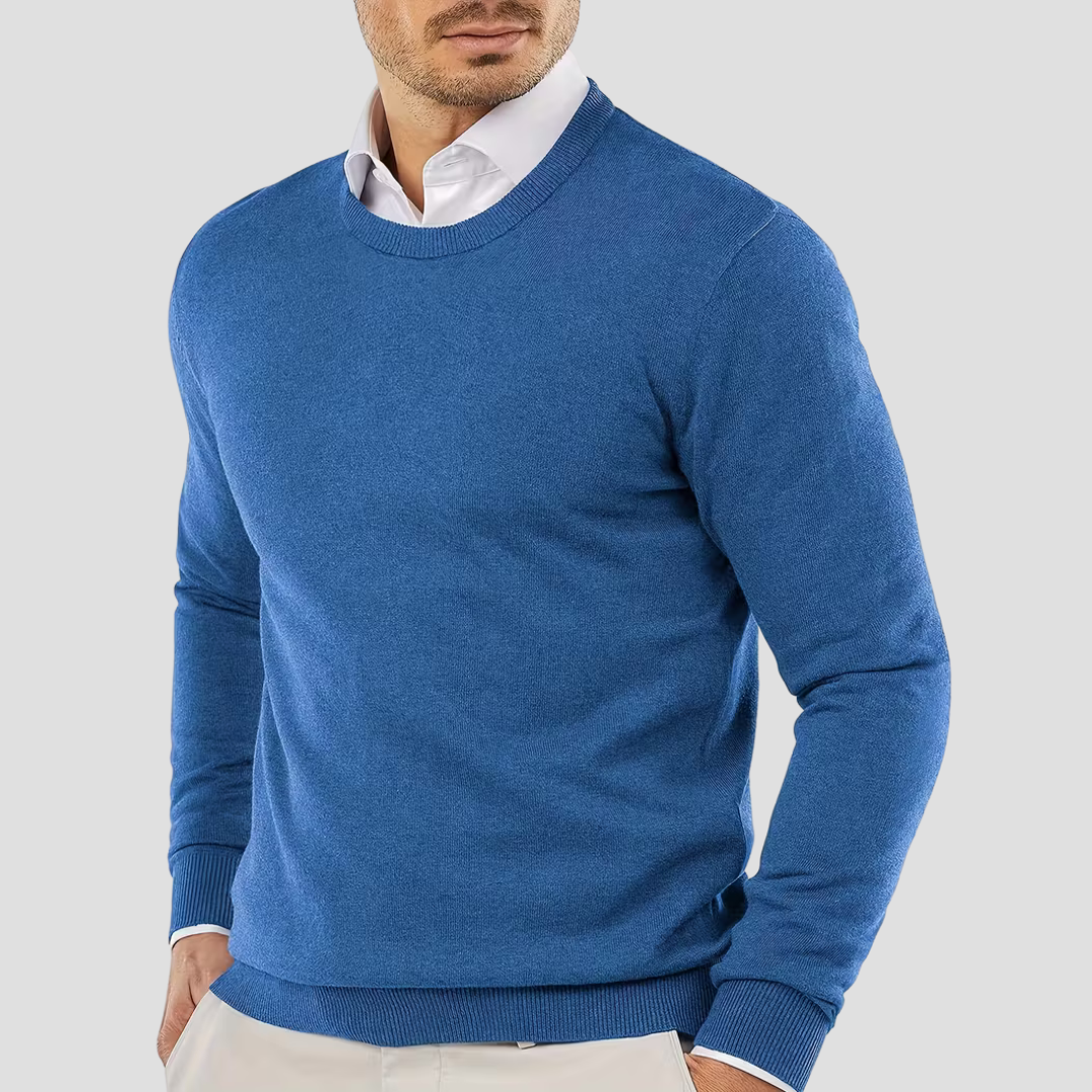 Men’s Classic Crewneck Knit Sweater