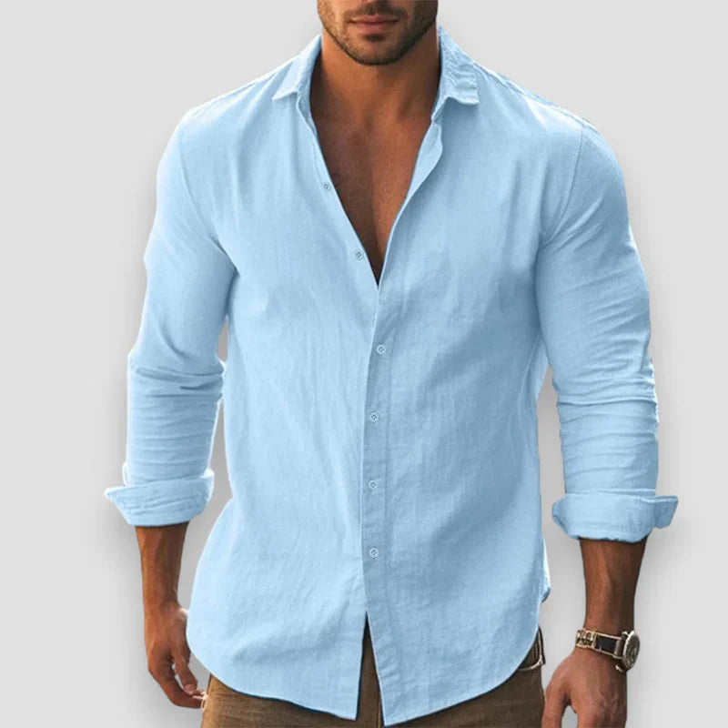 Elegant Long Sleeve Blouse - BritishElegance