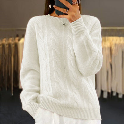 Jumper - Soft Blend Crew Neck And Warm Flexible Shape