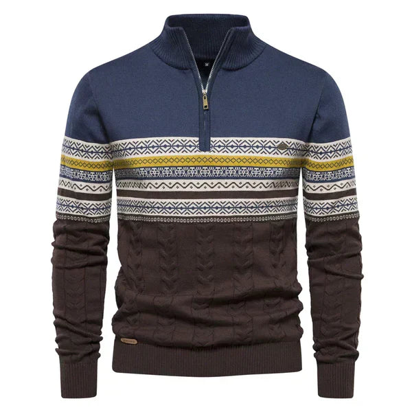 Retro Casual Faas Sweater