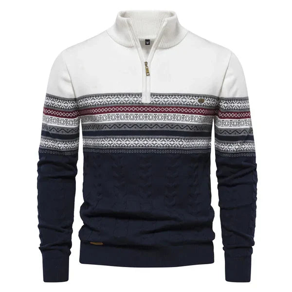 Retro Casual Faas Sweater