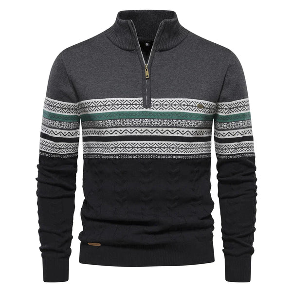 Retro Casual Faas Sweater