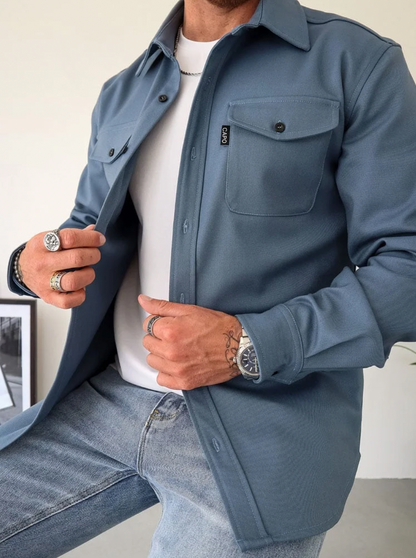 Slim Fit Classic Men's Dress Shirt