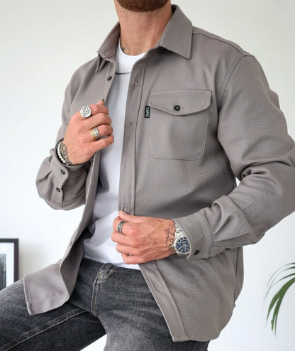 Slim Fit Classic Men's Dress Shirt