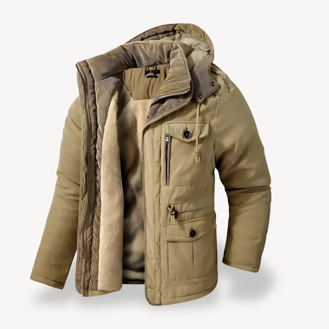 Men's Winter Parka – Waterproof Fur-Lined Jacket