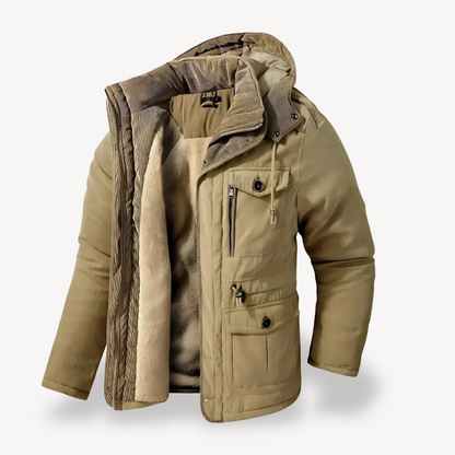 Men's Winter Parka – Waterproof Fur-Lined Jacket