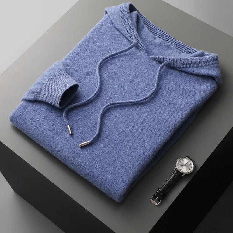 Marcus - Lightweight Knit Hoodie Jumper Men