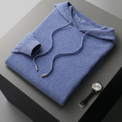 Marcus - Lightweight Knit Hoodie Jumper Men
