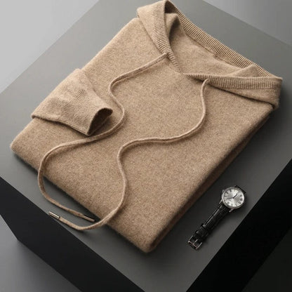 Marcus - Lightweight Knit Hoodie Jumper Men