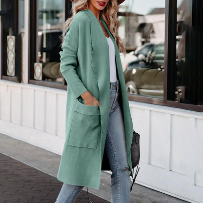 Kylie | Elegant Knitted Winter Suede Coat