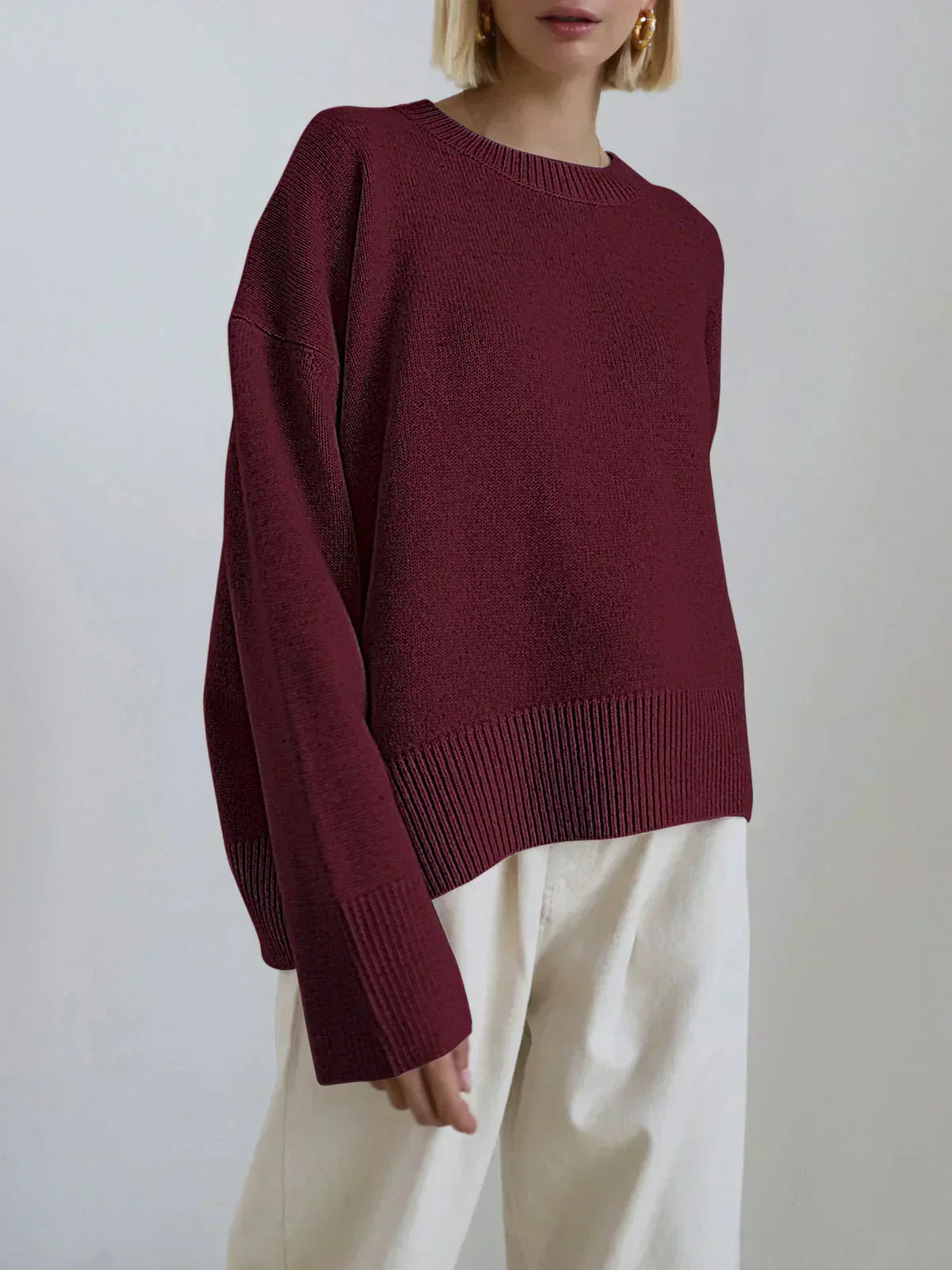 Katie – Women's Oversized Crewneck Sweater