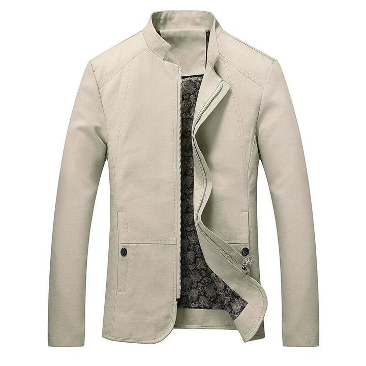 Men's Fit Zip Up Windbreaker Jacket - BritishElegance