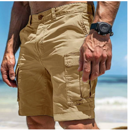 Relaxed Fit Men's Cargo Shorts - Comfortable Everyday Wear