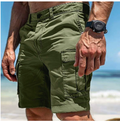 Relaxed Fit Men's Cargo Shorts - Comfortable Everyday Wear