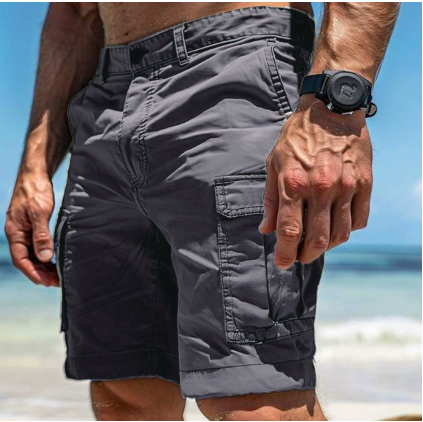Relaxed Fit Men's Cargo Shorts - Comfortable Everyday Wear - BritishElegance