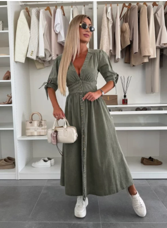 Classic Blue Jeans Dress - Stylish and Affordable - BritishElegance