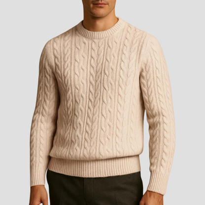 Men’s Timeless Textured Knit Sweater