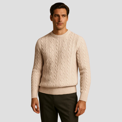 Men’s Timeless Textured Knit Sweater