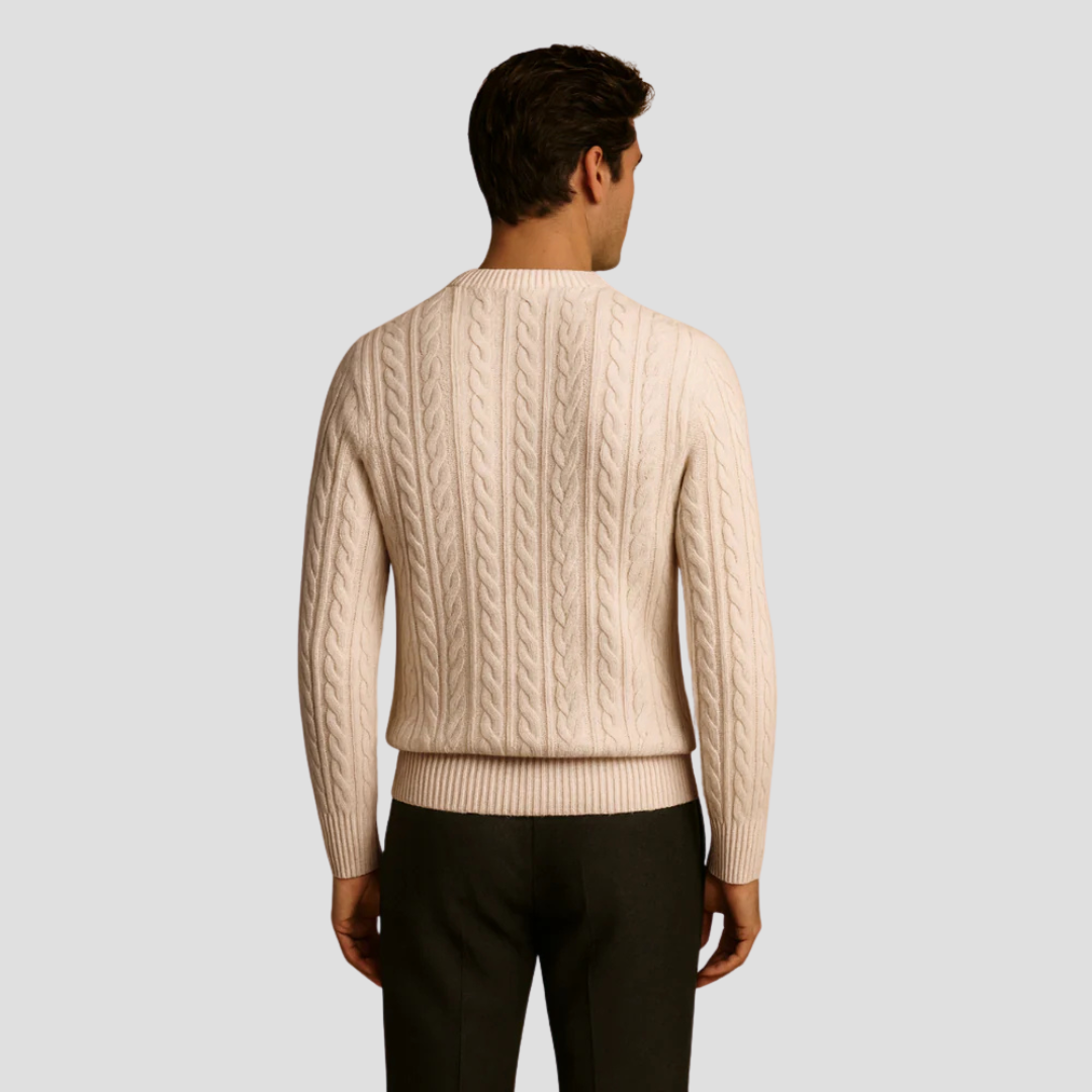 Men’s Timeless Textured Knit Sweater