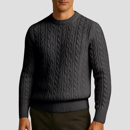 Men’s Timeless Textured Knit Sweater