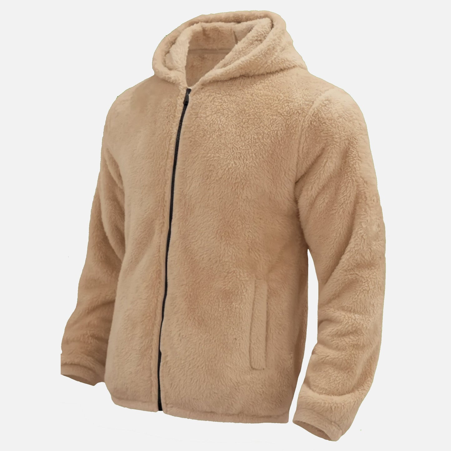 Soft Men's Fleece Hooded Winter Jacket - BritishElegance