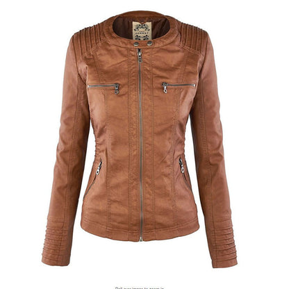 Lyric – Women’s Hooded Moto Jacket with Detachable Hood