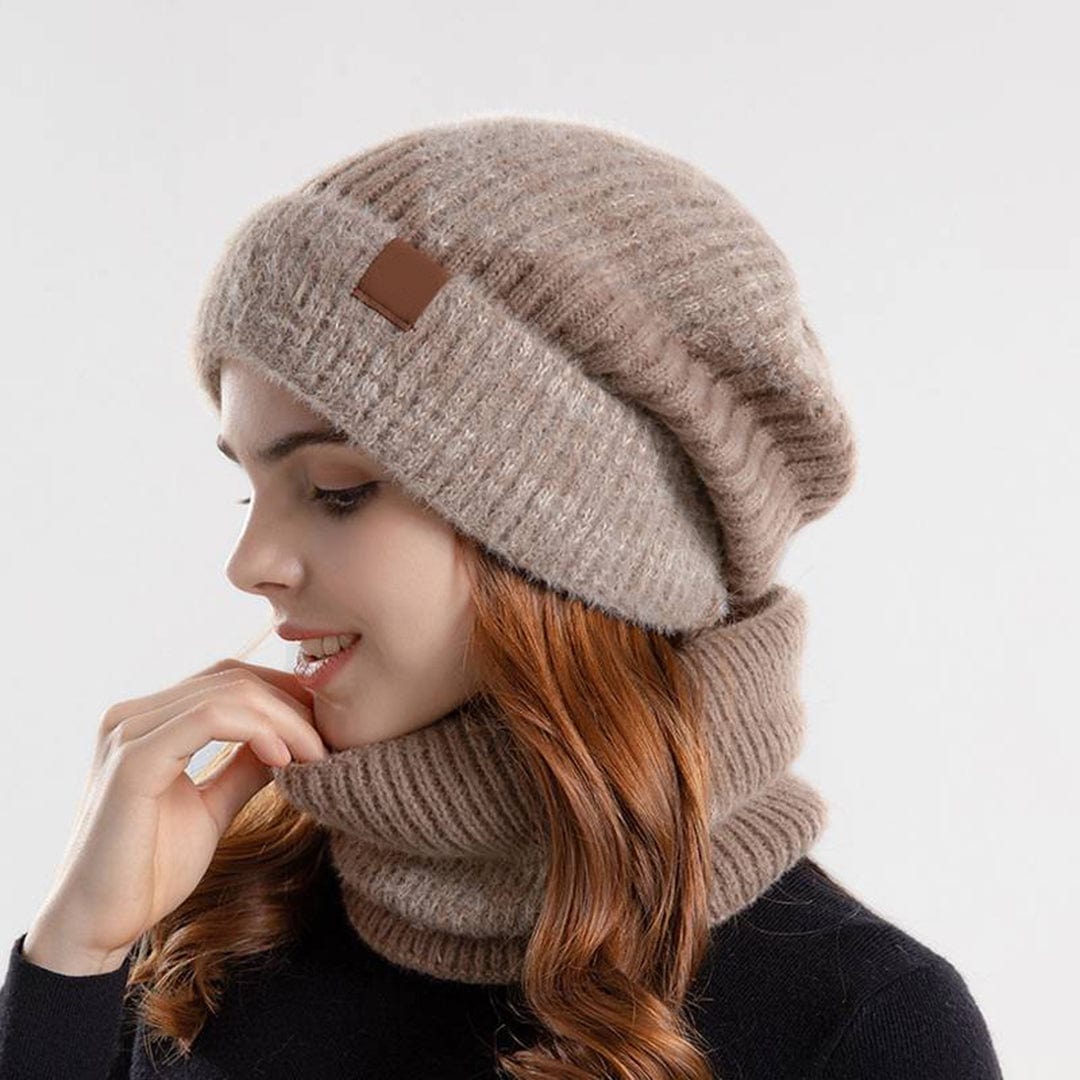 Classic Winter Hat and Scarf Set