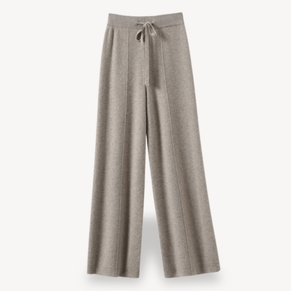 Women's Cashmere Wide-Leg Pants - Luxurious Loungewear