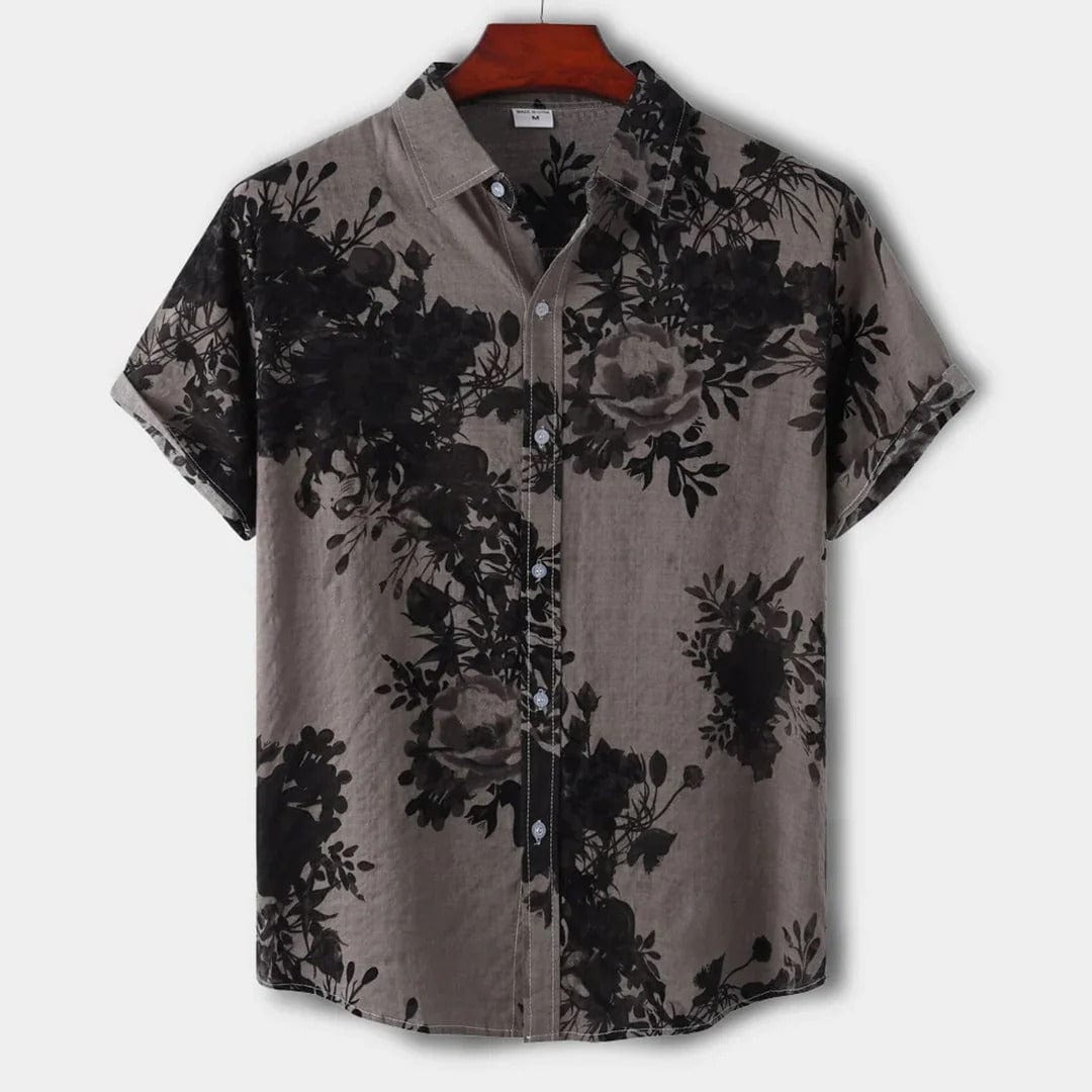 Classic Summer Floral Polo Shirt - BritishElegance