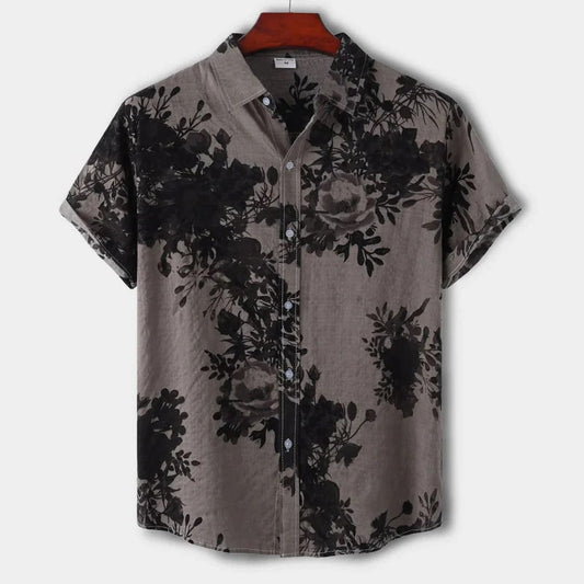 Classic Summer Floral Polo Shirt - BritishElegance