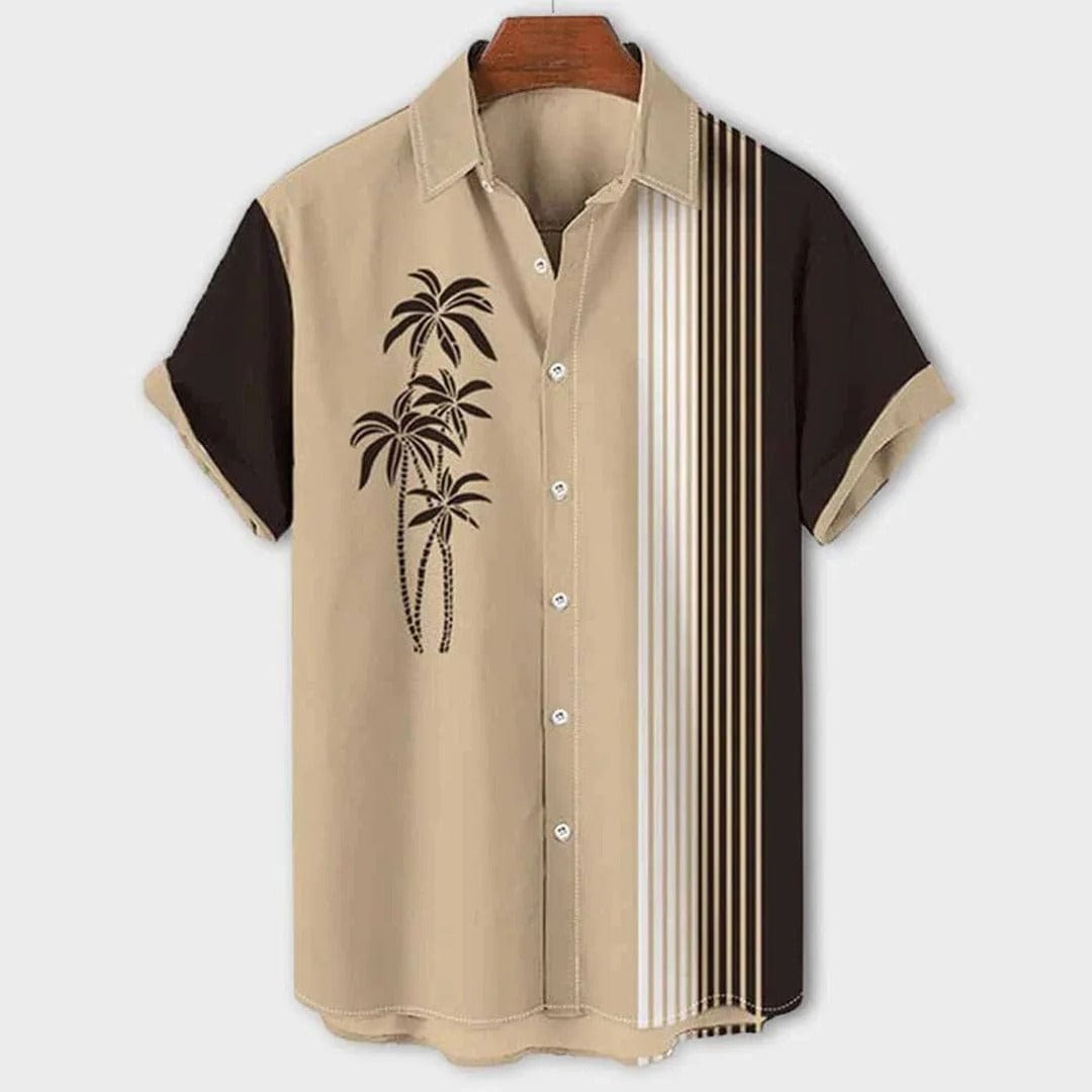 Tropical Print Polo Shirt for Men - BritishElegance