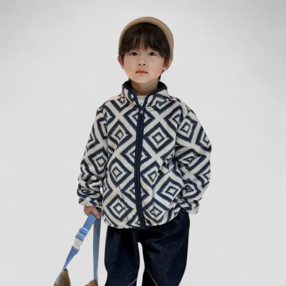 Women’s Cozy Stripe Fleece Jacket