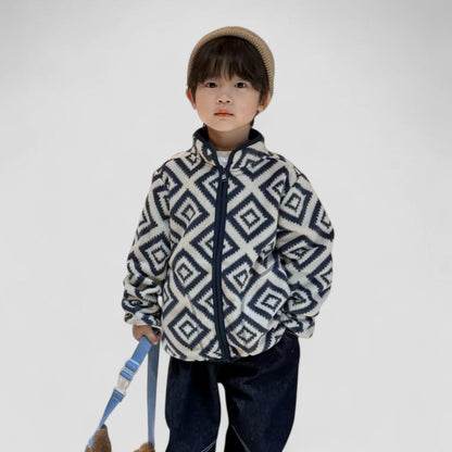 Women’s Cozy Stripe Fleece Jacket