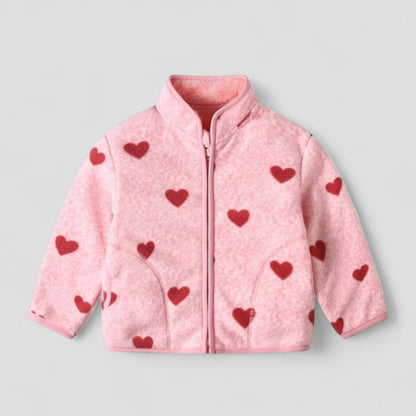 Women’s Cozy Stripe Fleece Jacket