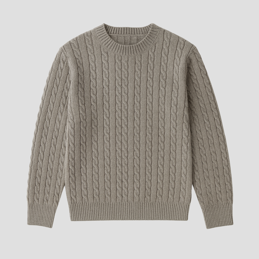 Men’s Classic Textured Knit Pullover